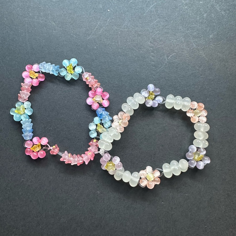 Hand Crafted Colorful Beaded Bracelets